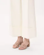 Valentino Rockstud Calfskin Sandal With Cornely Embroidery 60Mm - Image 7